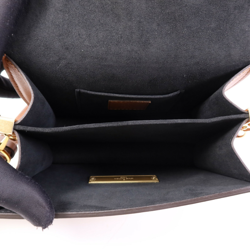 LOUIS VUITTON Monogram Reverse Mini Dauphine金扣肩背袋-4