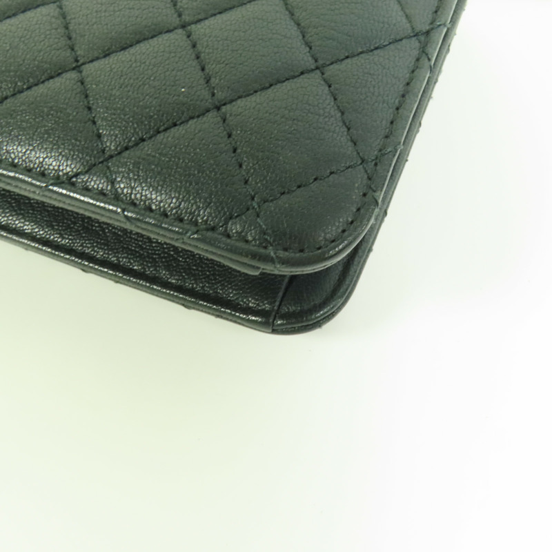 CHANEL 牛皮皮革Chain Shoulder Bag手挽肩背兩用袋-12