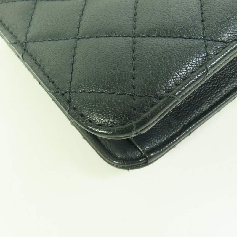 CHANEL 牛皮皮革Chain Shoulder Bag手挽肩背兩用袋-13