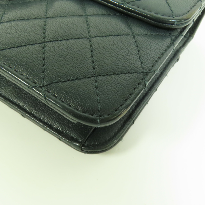 CHANEL 牛皮皮革Chain Shoulder Bag手挽肩背兩用袋-15