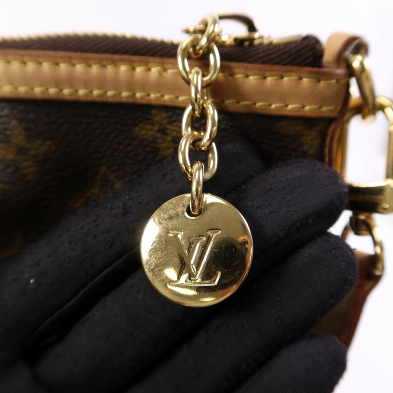 LOUIS VUITTON Monogram Palermo GM金扣手挽肩背兩用袋-9