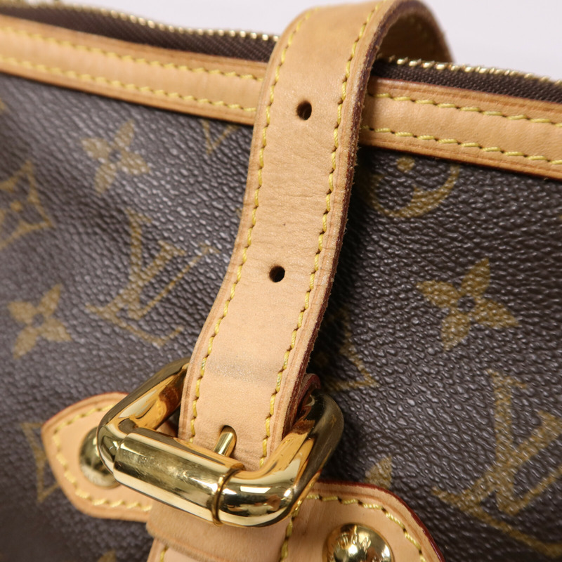LOUIS VUITTON Monogram Palermo GM金扣手挽肩背兩用袋-11