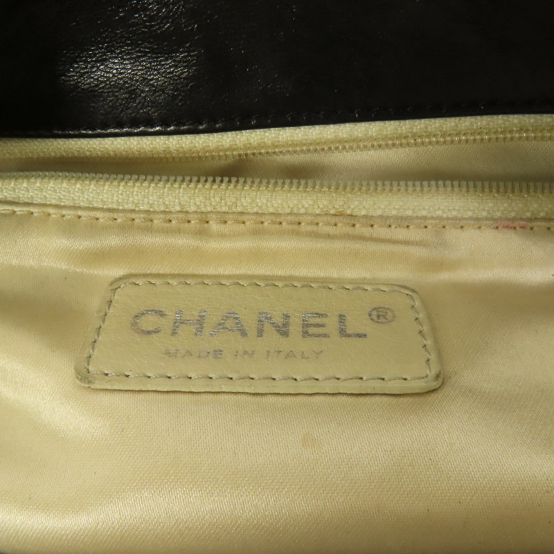 CHANEL 牛皮皮革West Accordion Flap Bag銀扣鏈帶肩背袋-7