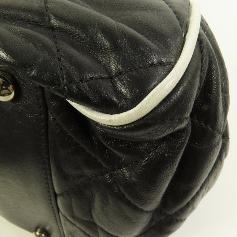 CHANEL 牛皮皮革West Accordion Flap Bag銀扣鏈帶肩背袋-12