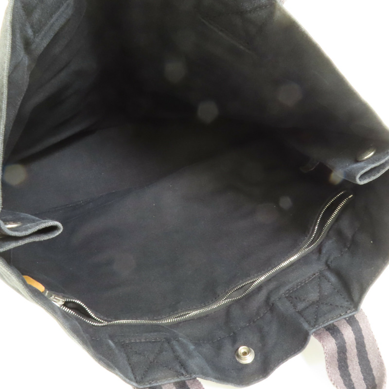 HERMES 帆布Fourre Tout Tote PM銀扣手挽袋-5