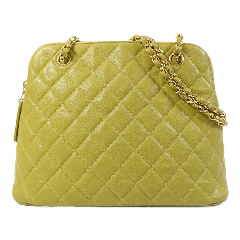 CHANEL 牛皮皮革Shoulder Bag金扣鏈帶肩背袋-0