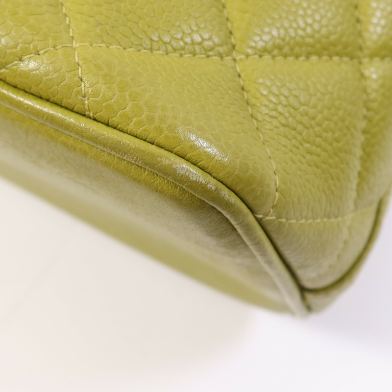 CHANEL 牛皮皮革Shoulder Bag金扣鏈帶肩背袋-10