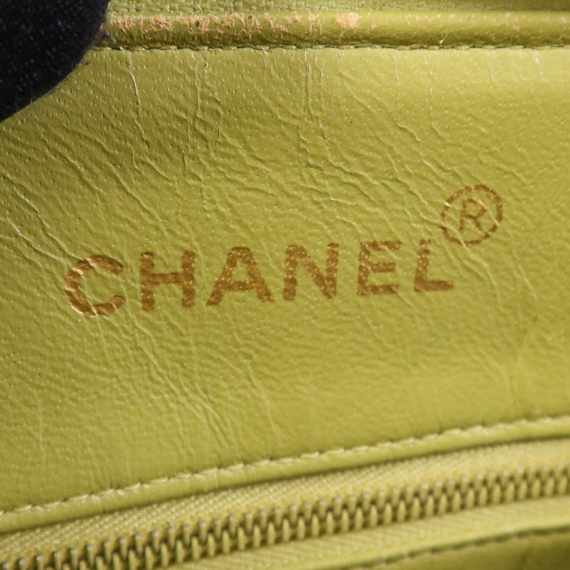 CHANEL 牛皮皮革Shoulder Bag金扣鏈帶肩背袋-13