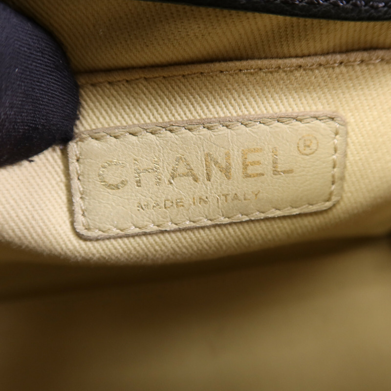 CHANEL 牛皮皮革Rita Top Handle Flap金扣鏈帶肩背袋-13