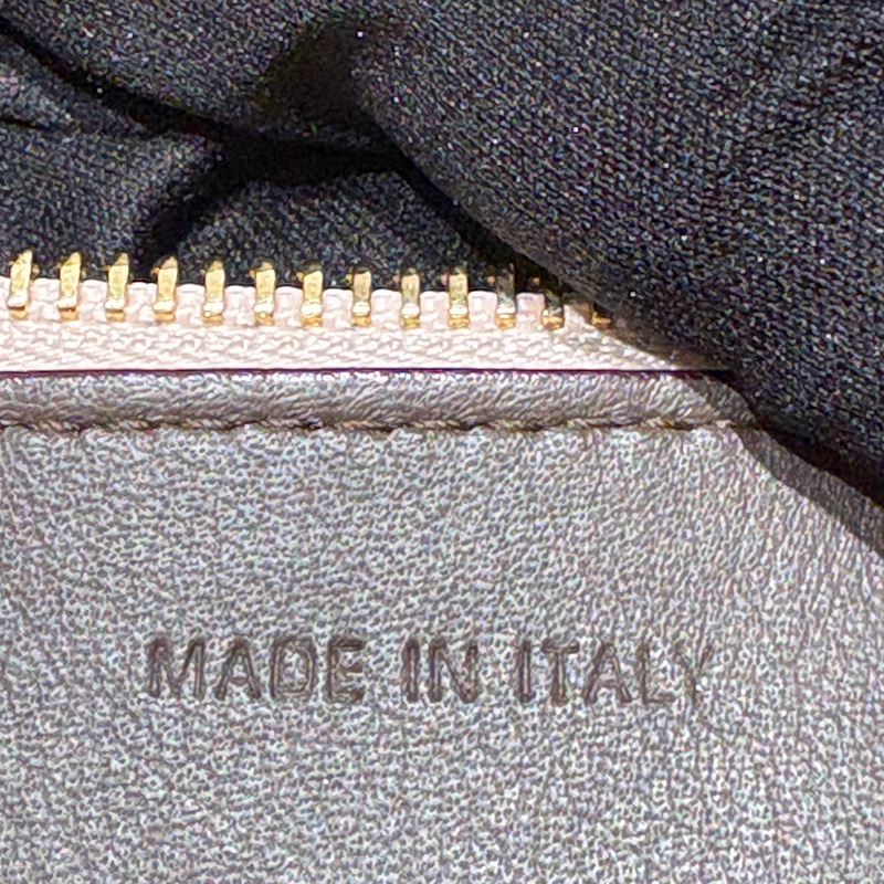 【柔美氣質、輕奢實用】Christian Dior VIP 手提肩挎包|淡粉色荔枝紋牛皮|金屬CD吊飾|附原廠同色手拿包-9