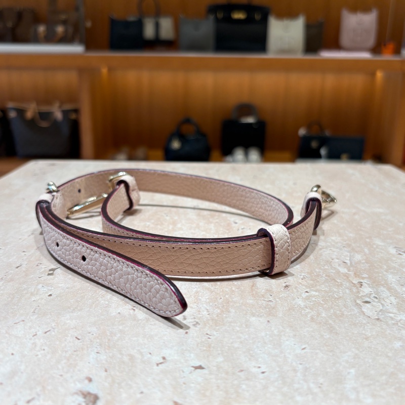 【柔美氣質、輕奢實用】Christian Dior VIP 手提肩挎包|淡粉色荔枝紋牛皮|金屬CD吊飾|附原廠同色手拿包-13