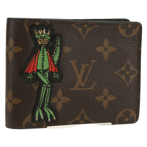 路易威登 Monogram LV Friends Multiple Slender NM 雙折錢包 正品 154949M