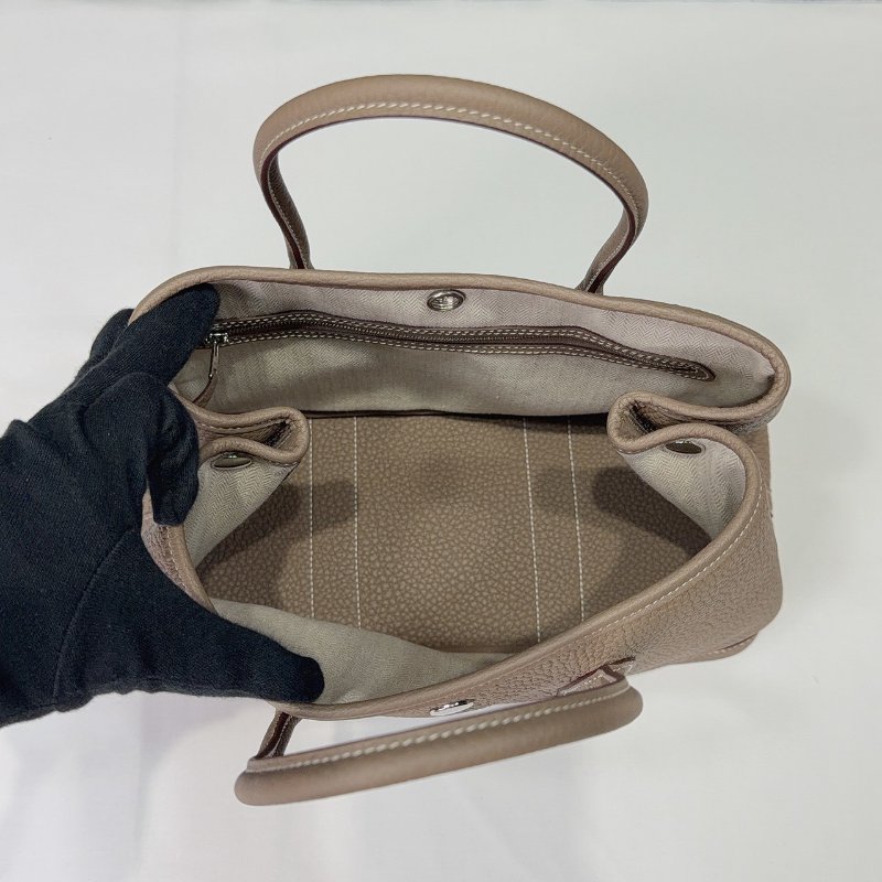 HERMES 大象灰Garden Party30花園包-3