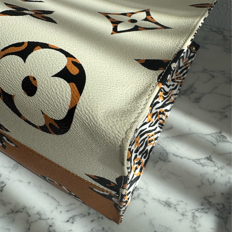 LV M44675豹紋雙面緹花on the go GM-7