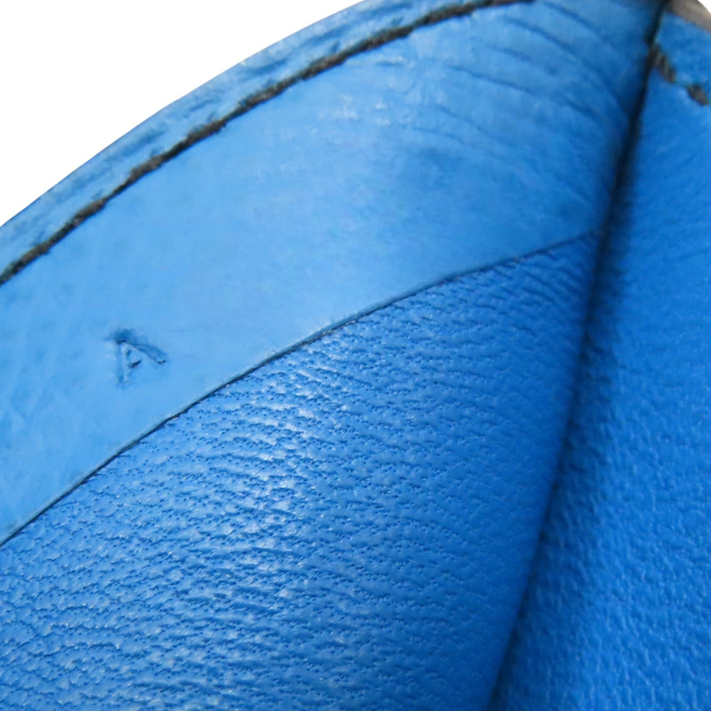 黑/藍色 Epsom牛皮 雙色 MC2 Copernic Compact 短夾 A刻【HERMES 愛馬仕】-9