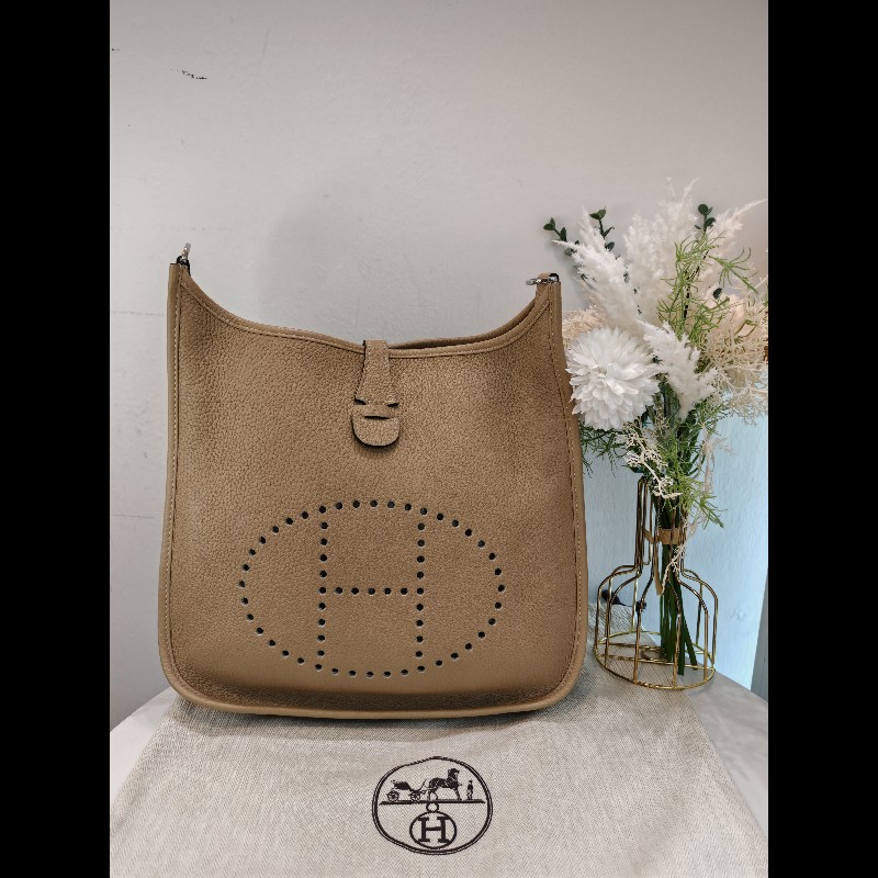 Hermes Evelyne 伊芙琳29 風衣灰-0