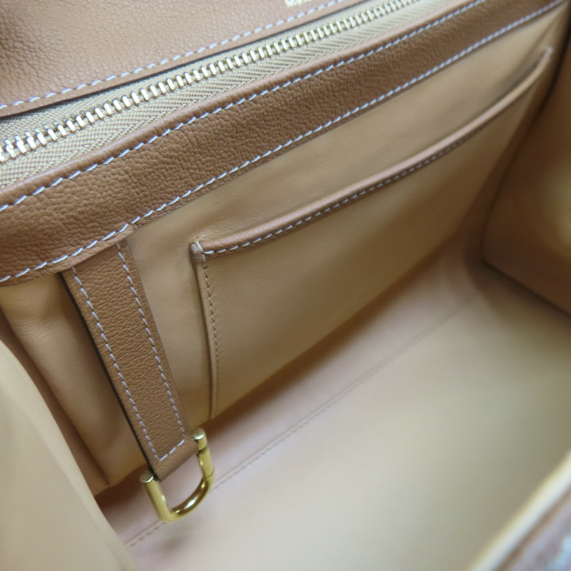 棕色 牛皮 Brillant MM 肩背包【Delvaux德爾沃】-4