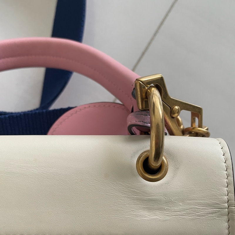 Gucci SYLVIE肩背包 水鑽蜜蜂-8