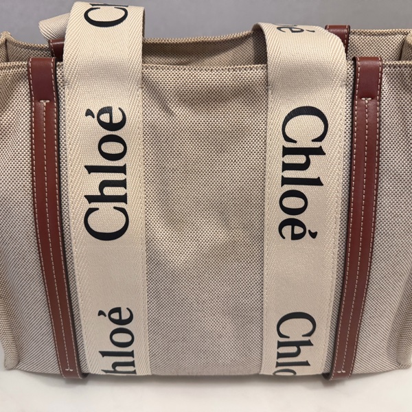 Chloe woody中號 棕色 二手-6