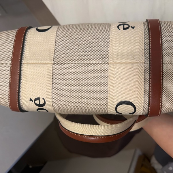 Chloe woody中號 棕色 二手-7