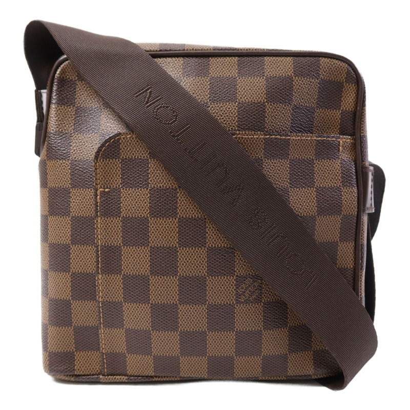 LOUIS VUITTON DamierOlav PM金扣肩背袋-0