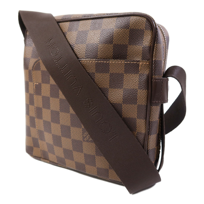 LOUIS VUITTON DamierOlav PM金扣肩背袋-2