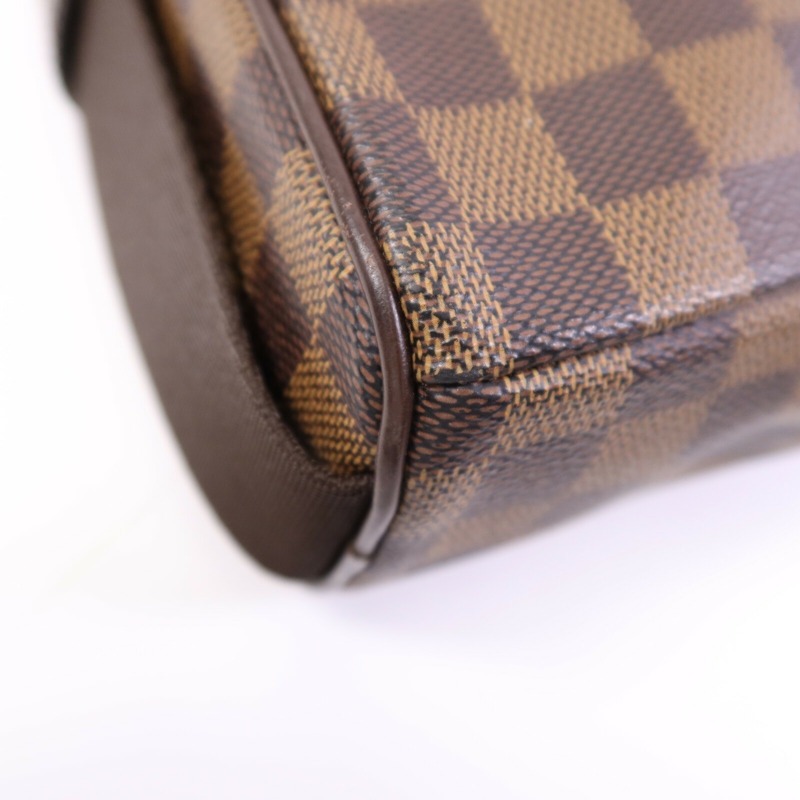 LOUIS VUITTON DamierOlav PM金扣肩背袋-7