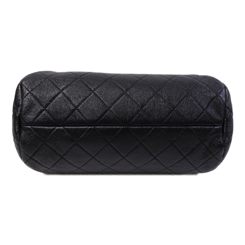 CHANEL 牛皮皮革2 Way Shoulder Bag金扣鏈帶手挽肩背兩用袋-2
