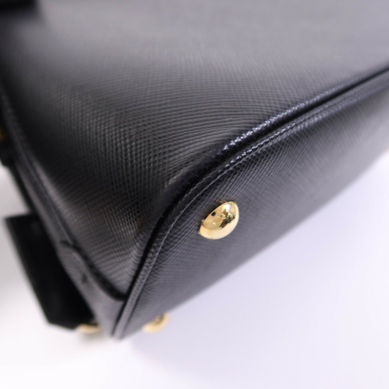 PRADA 牛皮皮革2 Way Shoulder Bag金扣肩背袋-10