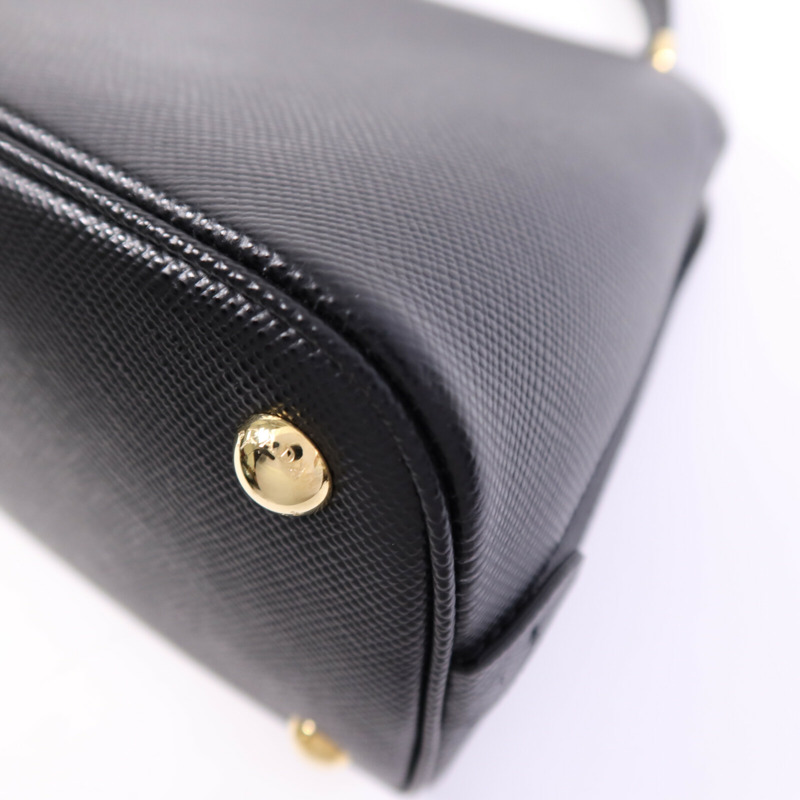 PRADA 牛皮皮革2 Way Shoulder Bag金扣肩背袋-11