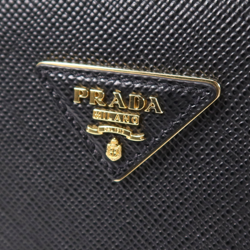 PRADA 牛皮皮革2 Way Shoulder Bag金扣肩背袋-12
