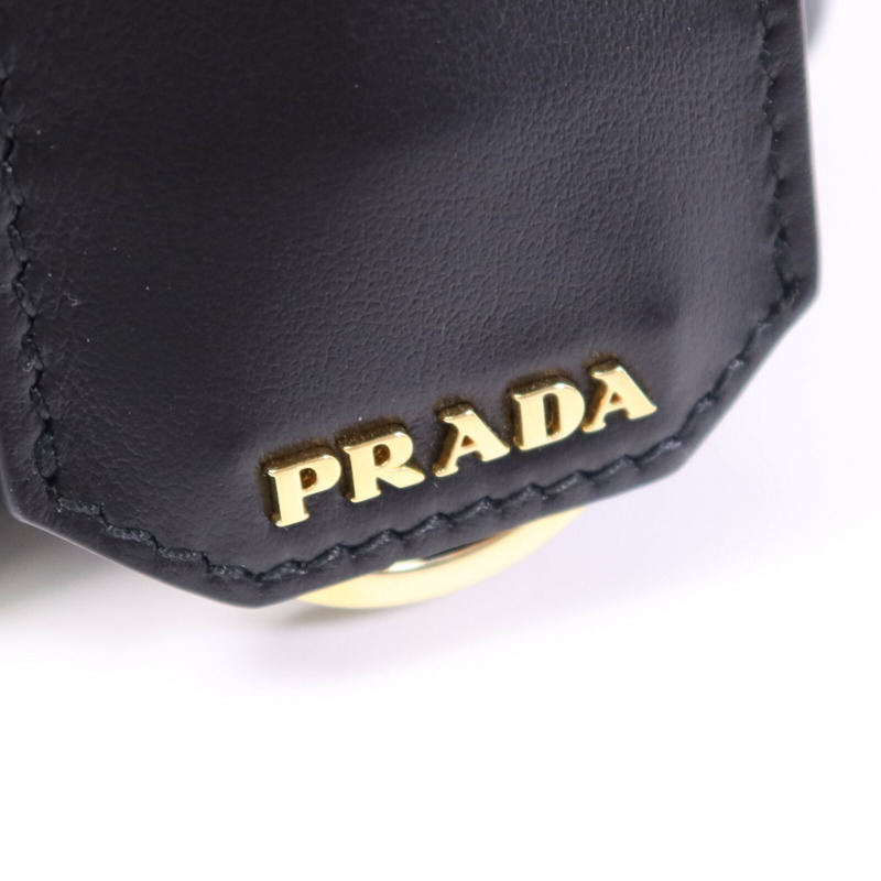 PRADA 牛皮皮革2 Way Shoulder Bag金扣肩背袋-13