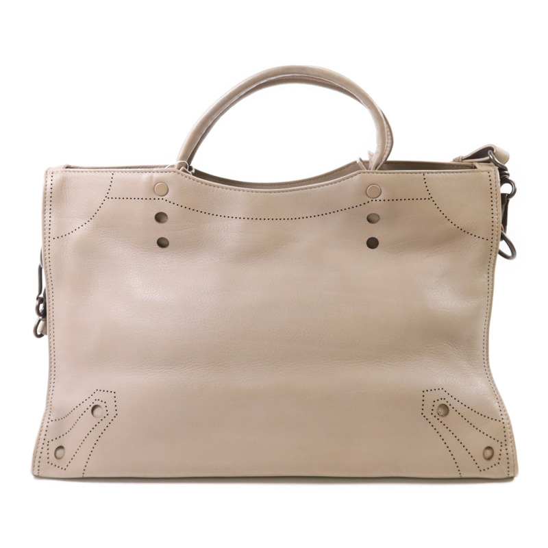 BALENCIAGA 牛皮皮革Blackout City手挽肩背兩用袋-1