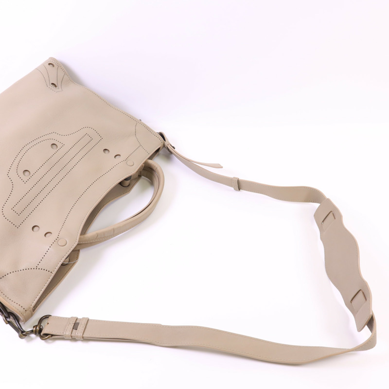 BALENCIAGA 牛皮皮革Blackout City手挽肩背兩用袋-4