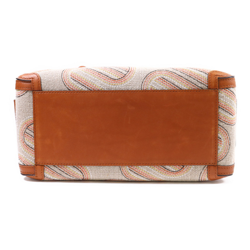 Delvaux 帆布/皮革Cool Box MM金扣手挽肩背兩用袋-3