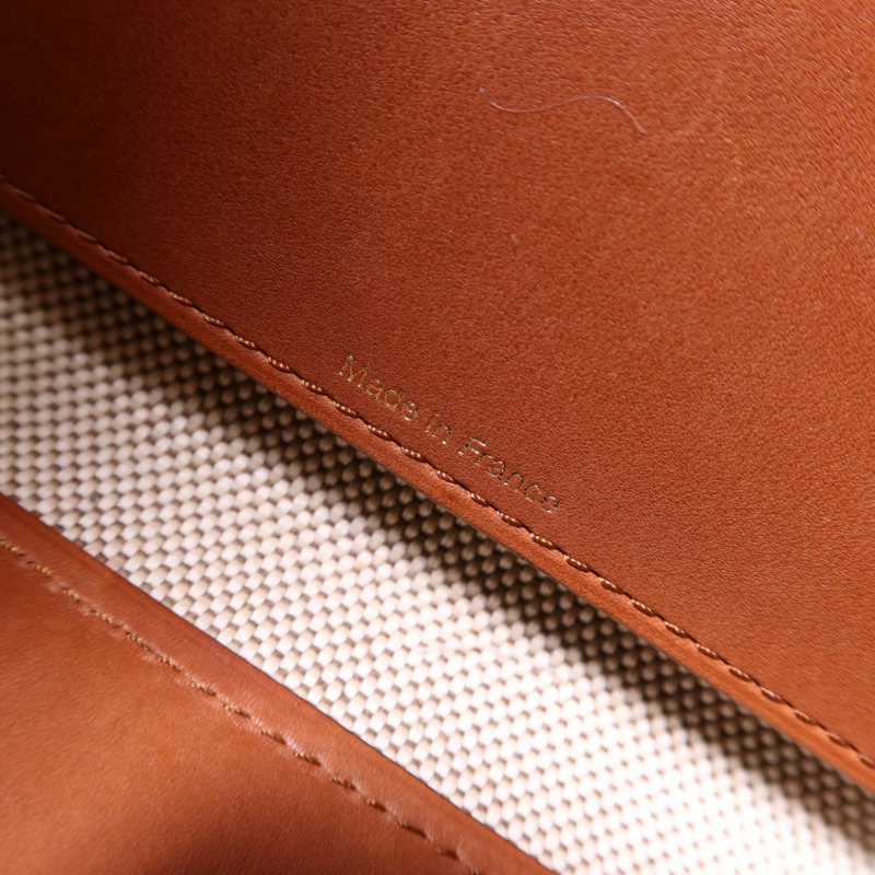 Delvaux 帆布/皮革Cool Box MM金扣手挽肩背兩用袋-7