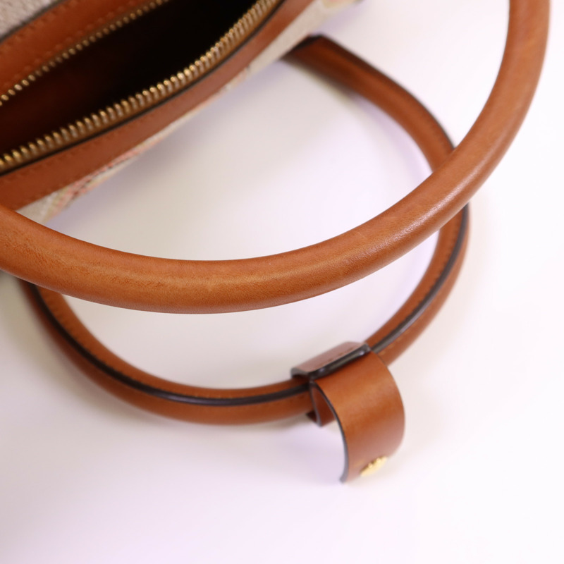 Delvaux 帆布/皮革Cool Box MM金扣手挽肩背兩用袋-21