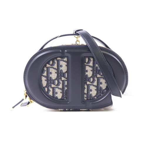 Dior 帆布Dior CD Signature金扣手挽肩背兩用袋