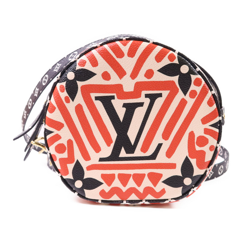 LOUIS VUITTON Monogram Giant Crafty Boite Chapoe Soupe金扣肩背袋-1