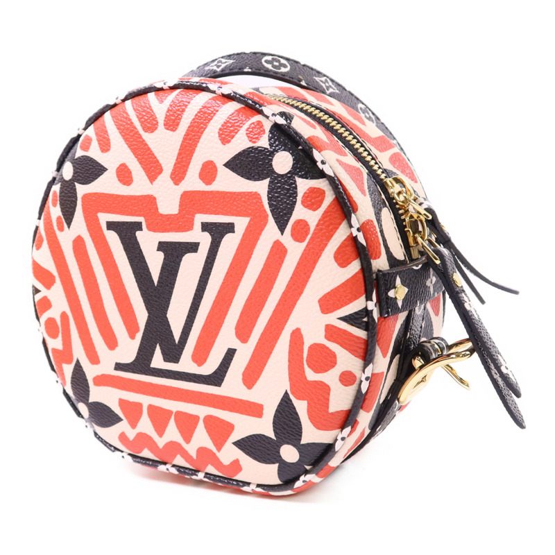 LOUIS VUITTON Monogram Giant Crafty Boite Chapoe Soupe金扣肩背袋-2
