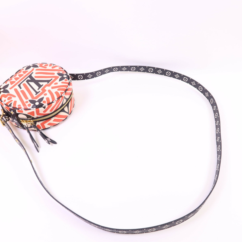 LOUIS VUITTON Monogram Giant Crafty Boite Chapoe Soupe金扣肩背袋-4