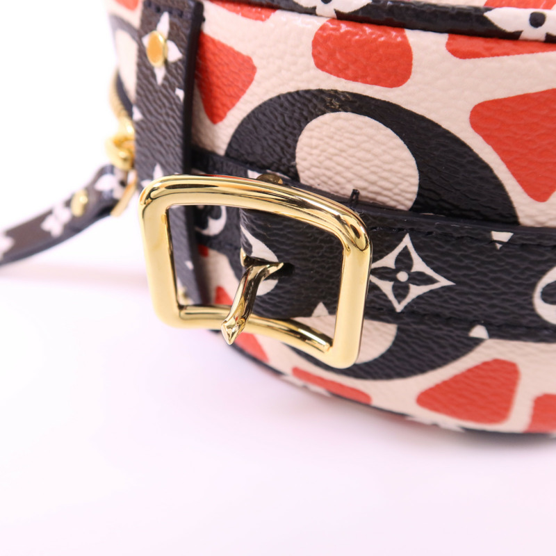 LOUIS VUITTON Monogram Giant Crafty Boite Chapoe Soupe金扣肩背袋-9