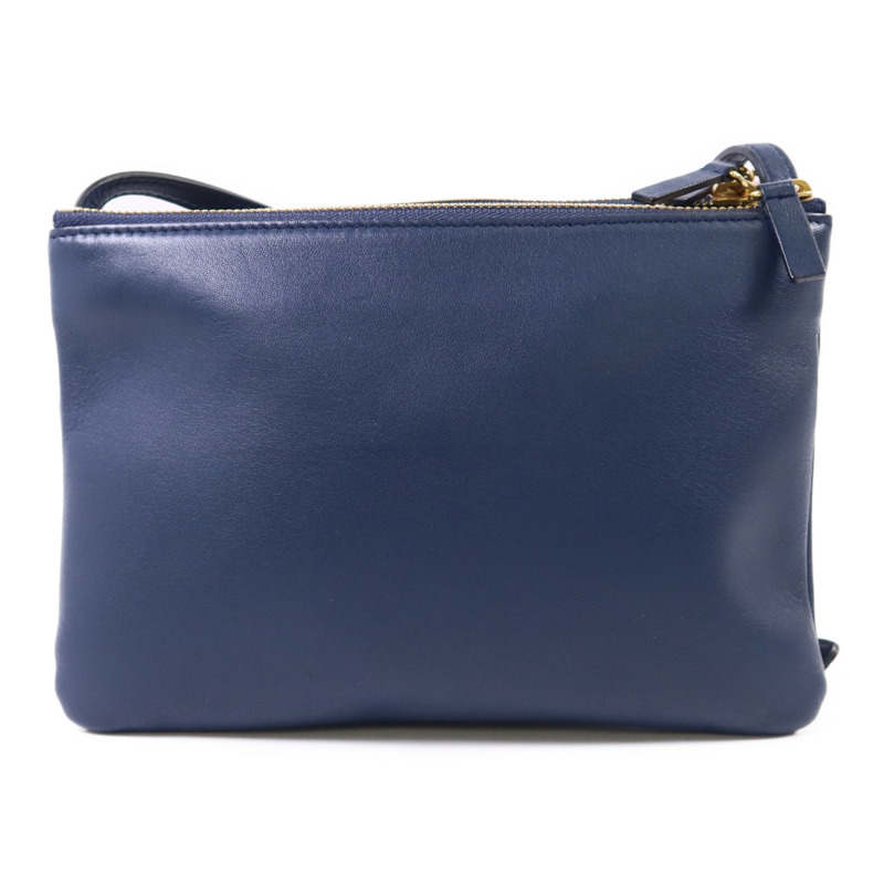 CELINE 羊皮皮革Trio Bag金扣肩背袋-2