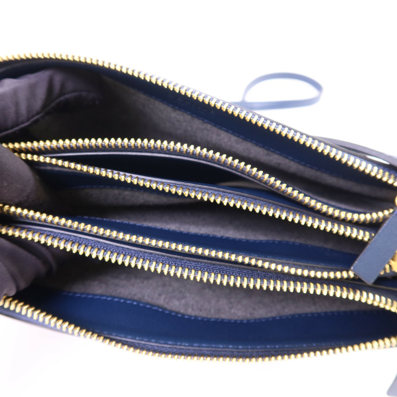 CELINE 羊皮皮革Trio Bag金扣肩背袋-5