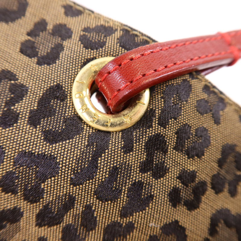 FENDI 帆布Tote Bag金扣手挽袋-9