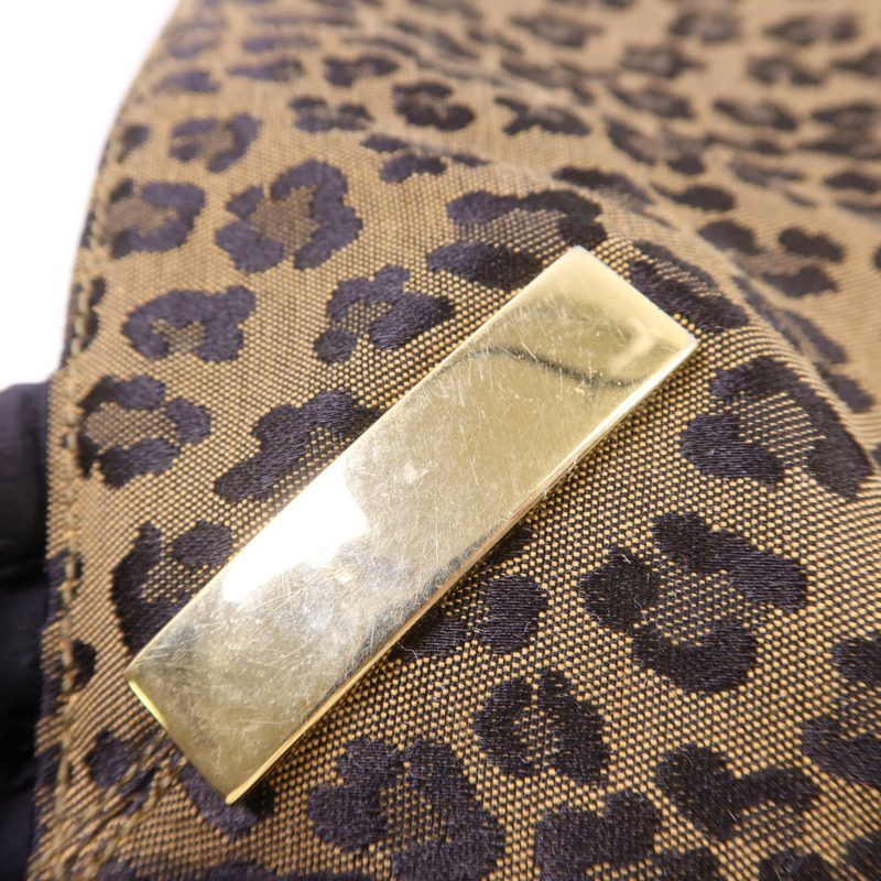 FENDI 帆布Tote Bag金扣手挽袋-10