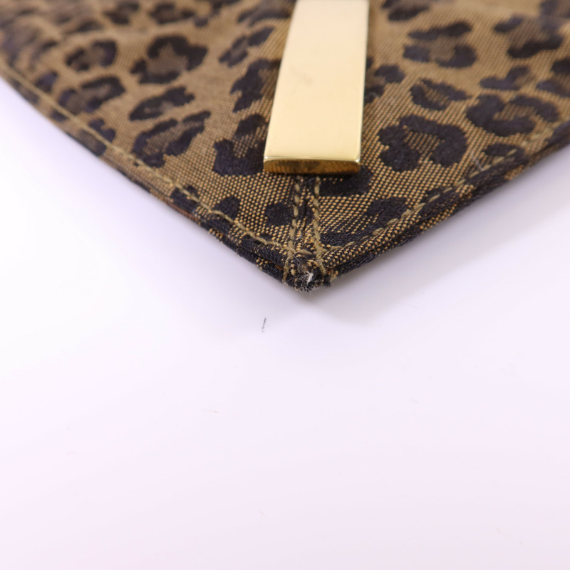 FENDI 帆布Tote Bag金扣手挽袋-12