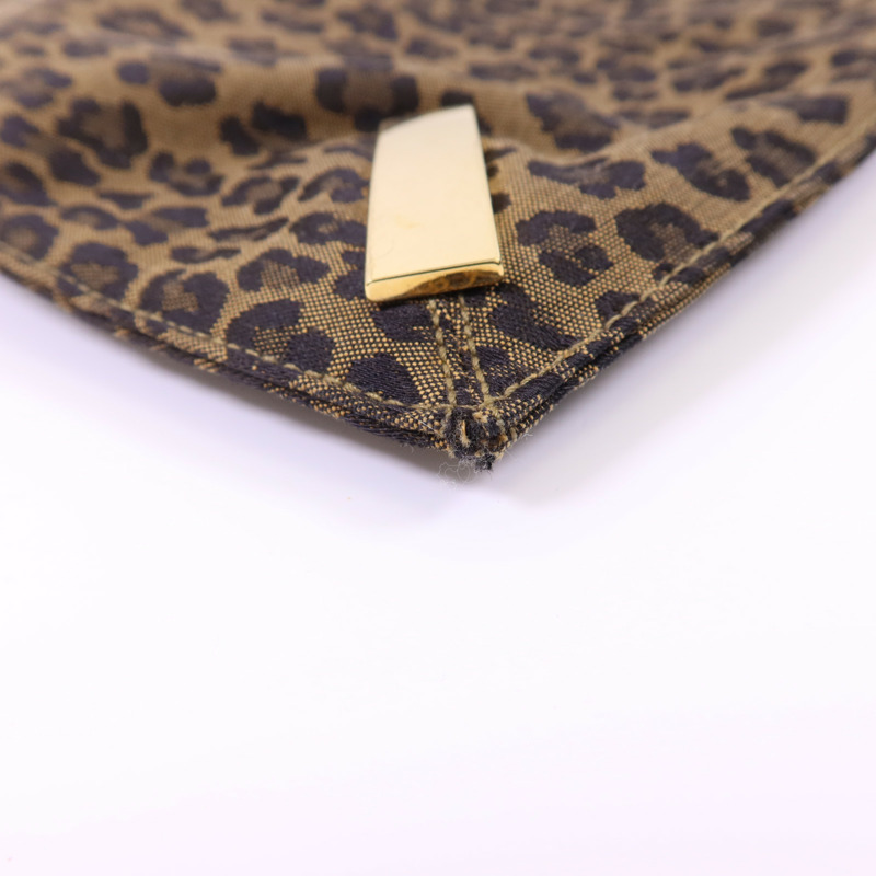 FENDI 帆布Tote Bag金扣手挽袋-13