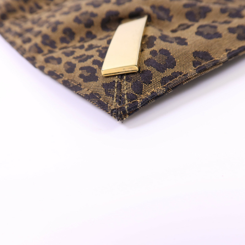 FENDI 帆布Tote Bag金扣手挽袋-15
