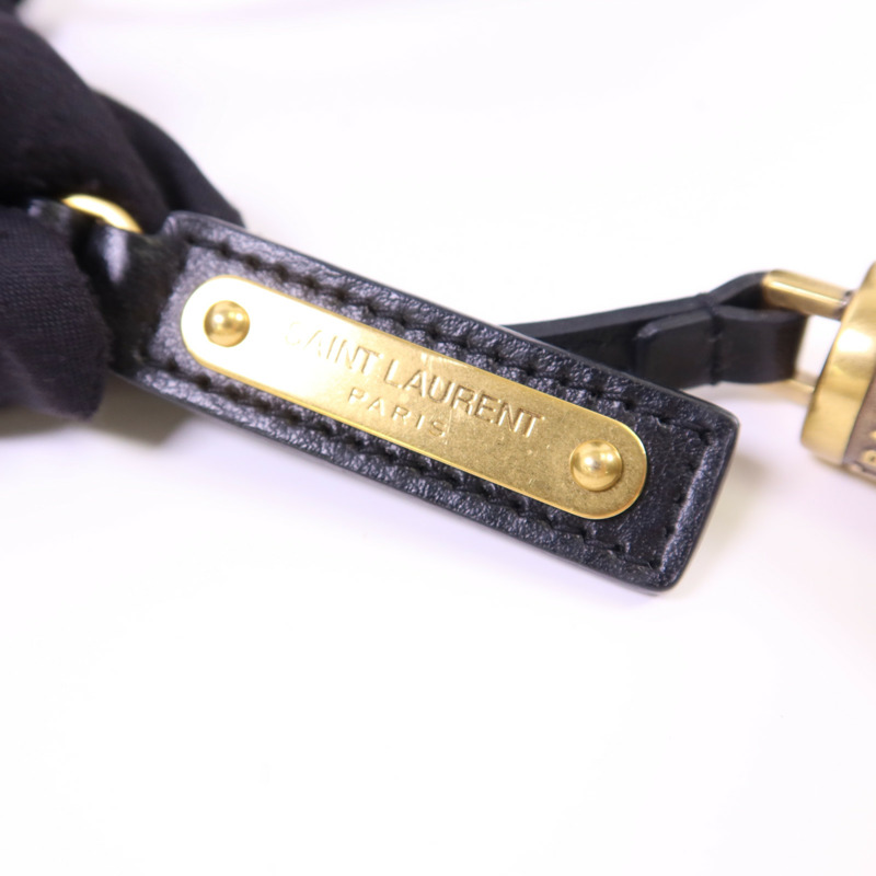 YVES SAINT LAURENT 牛皮皮革Lou Camera Bag金扣肩背袋-10